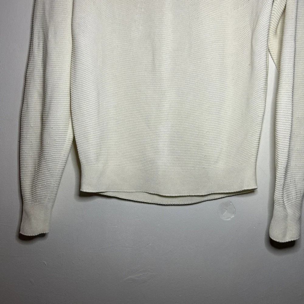 Uniqlo Sweater Women's Small‎ Woven Knitted Long Sleeve Stretch Classic Blouse